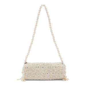 VIRAL Pearl Beaded Barrel Handbag